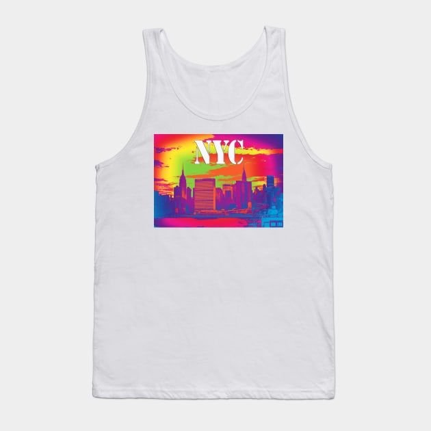 NYC East River View Tank Top by Degroom